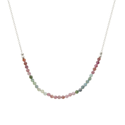 Wandering Soul Tourmaline Necklace in Sterling Silver