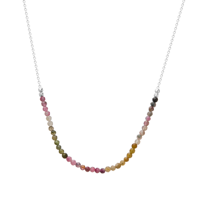 Wandering Soul Tourmaline Necklace in Sterling Silver