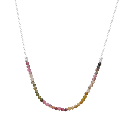 Wandering Soul Tourmaline Necklace in Sterling Silver