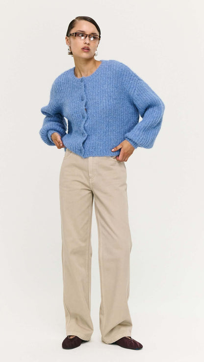 Elowen Cardigan - Steel Blue
