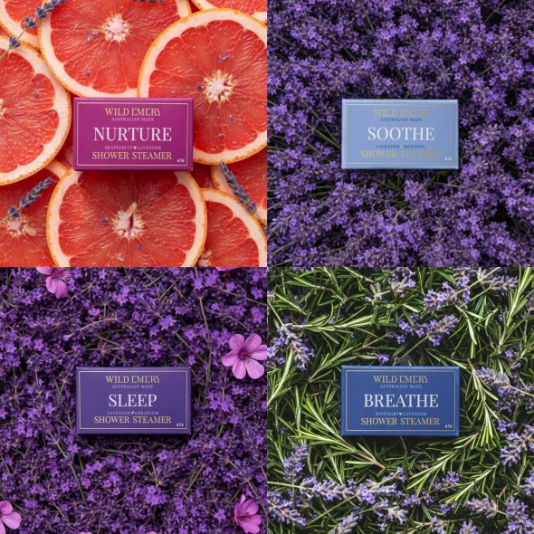 Sunset Slumber - Set Of 4 Shower Steamers