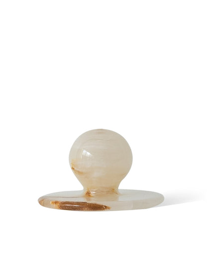 Orb White Onyx Incense Burner