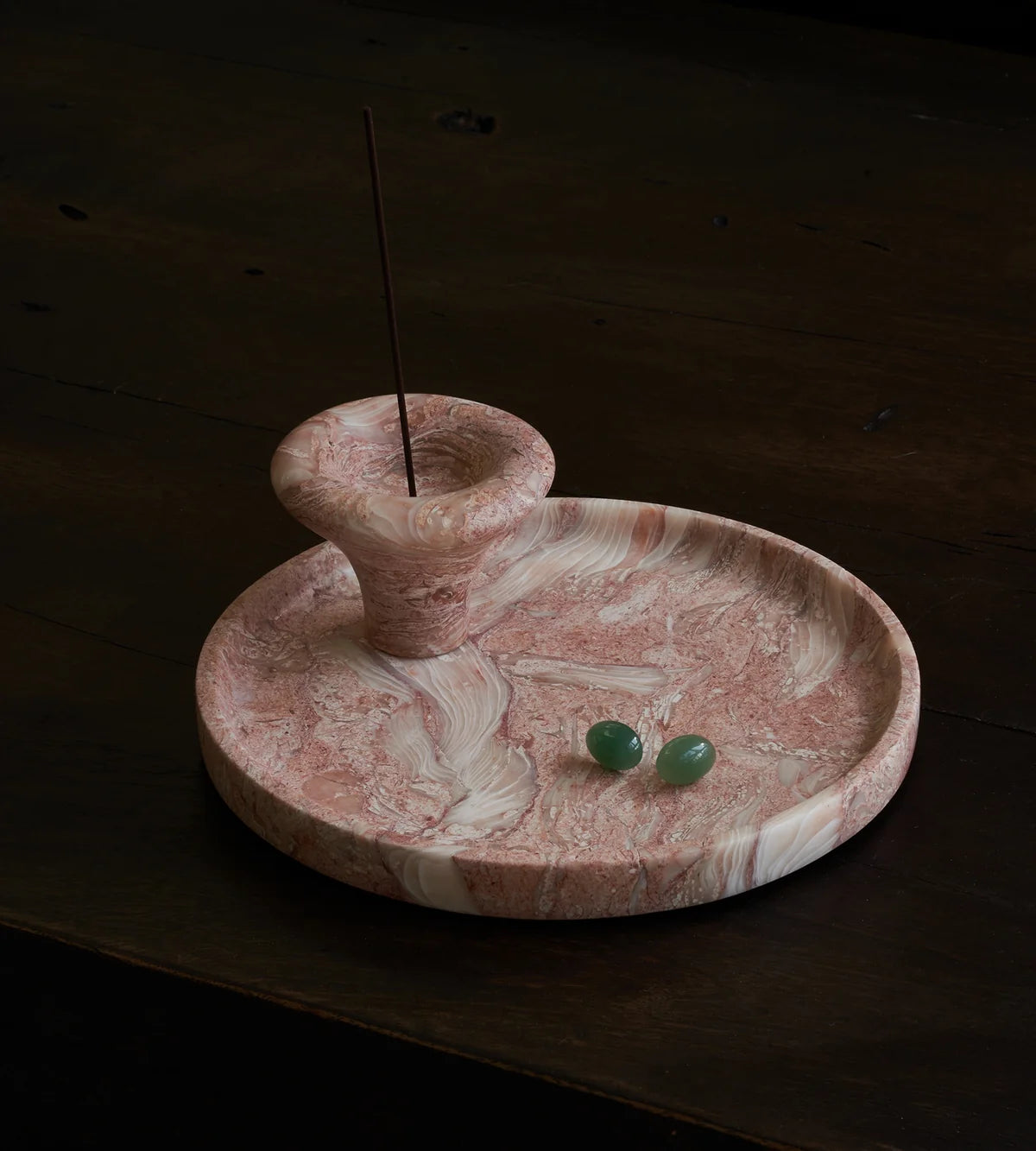Bell Incense Burner - Fossil Pink