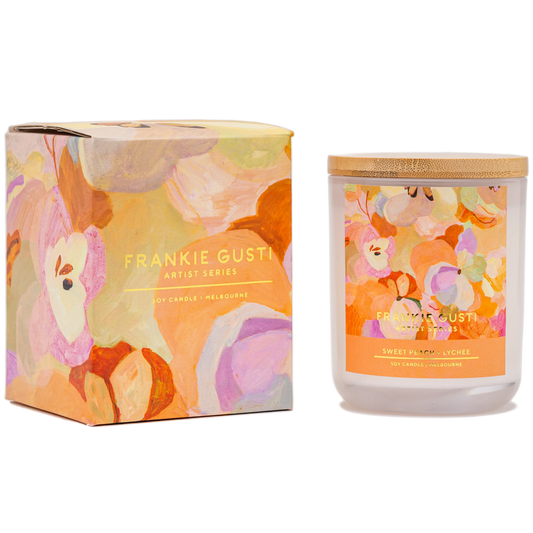 Frankie Gusti - Artist Series - Sweet Peach + Lychee - Candle