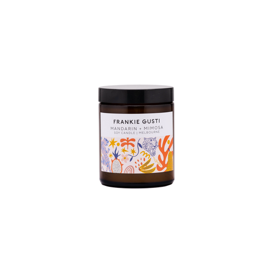 Frankie Gusti - Mandarin + Mimosa - Soy Candle - Small