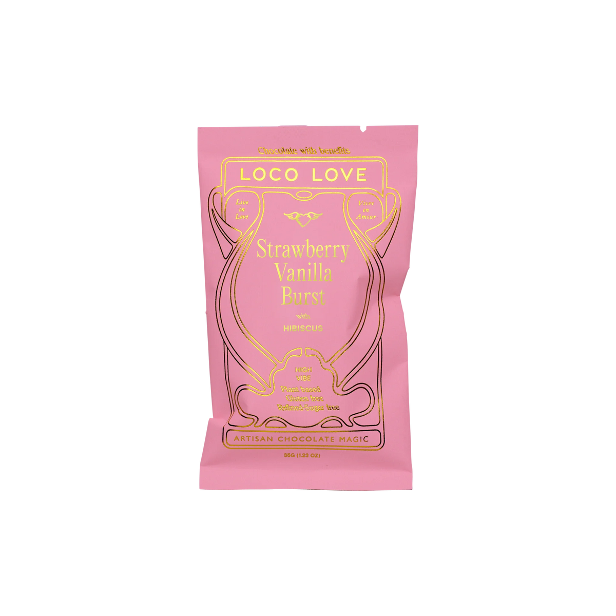 Loco Love Artisan Chocolate - Strawberry Vanilla Burst