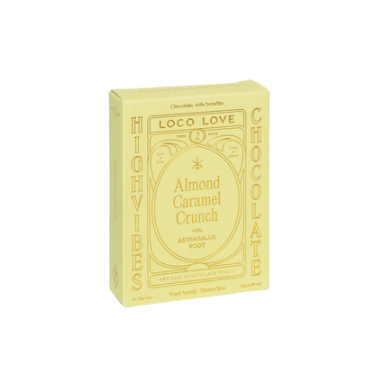 Loco Love Artisan Chocolate - Almond Caramel Crunch - Twin Pack