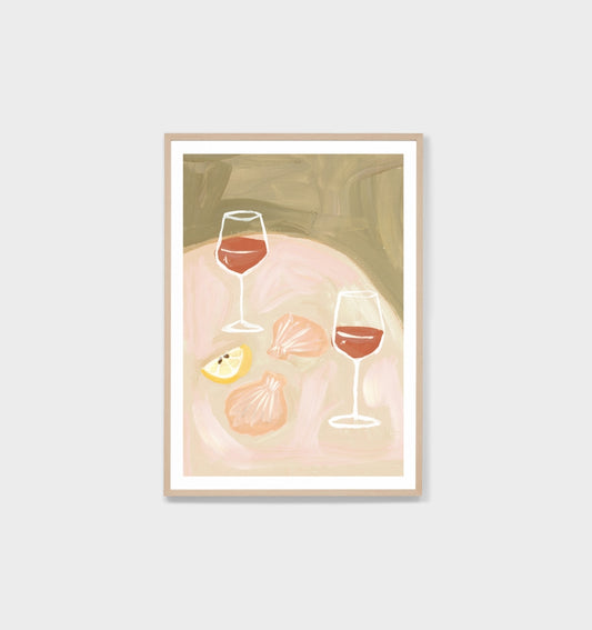 Mediterranean Alfresco Dusk 4 Print