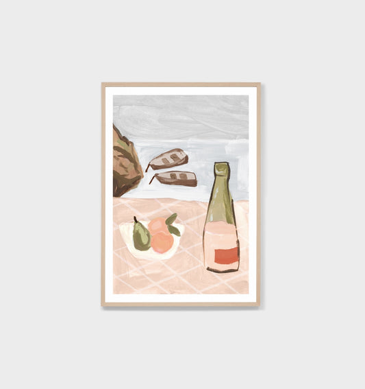 Mediterranean Alfresco Dusk 3 Print