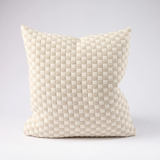 Gambit Cushion - Off White/Natural 50x50cm