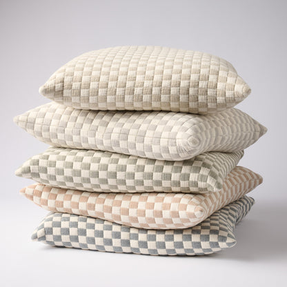 Gambit Cushion - Off White/Natural 50x50cm