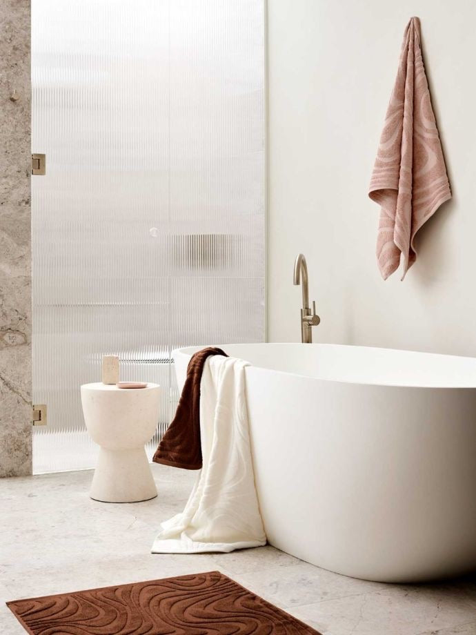 AURA BATH SHEET WAVE SHELL