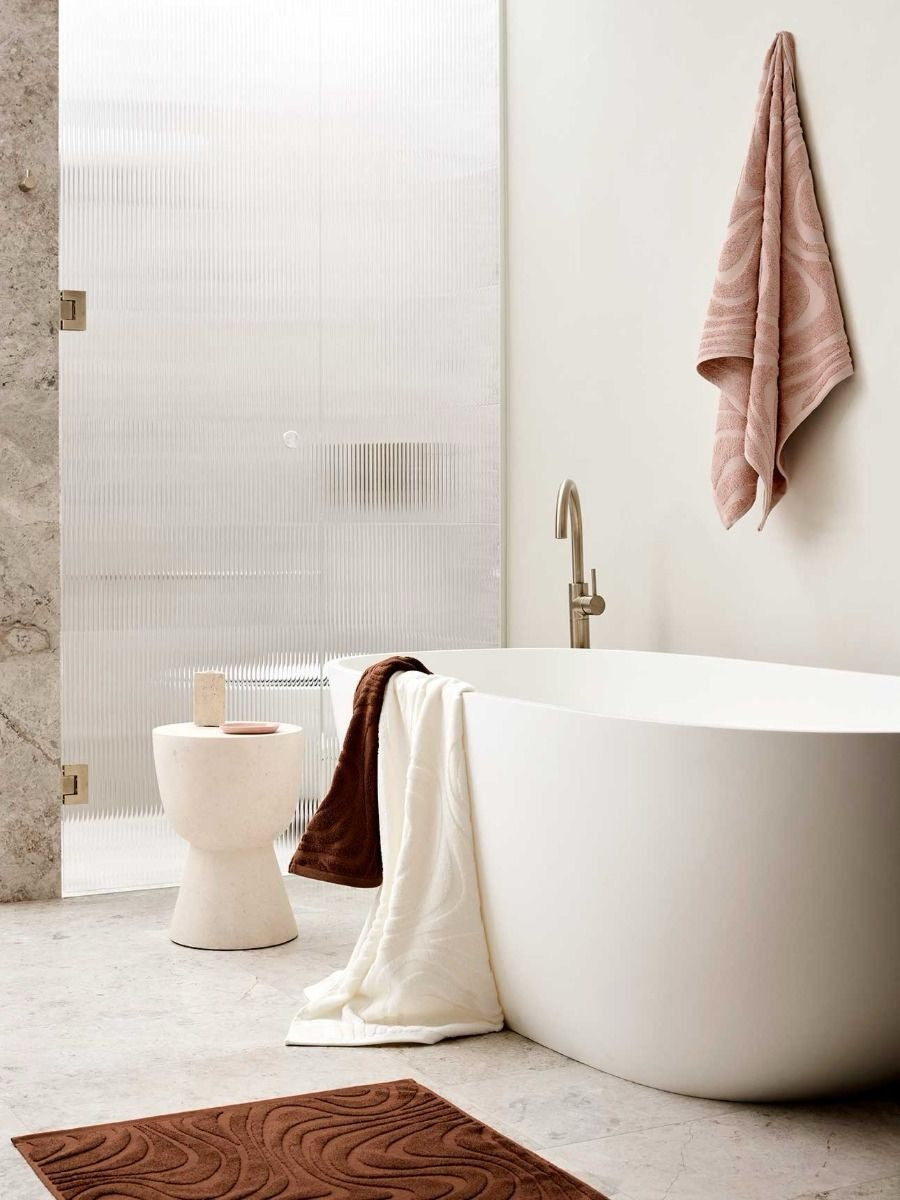 AURA BATH SHEET WAVE SAND