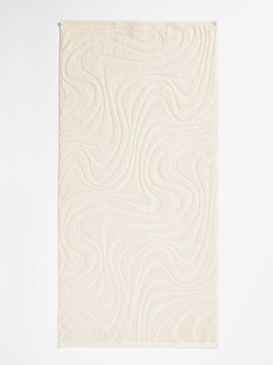 AURA BATH SHEET WAVE SAND