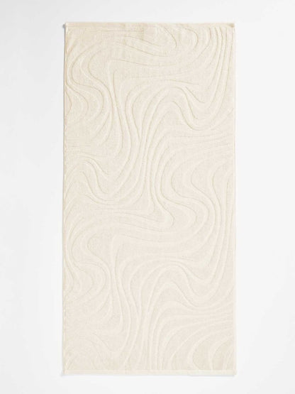 AURA BATH SHEET WAVE SAND