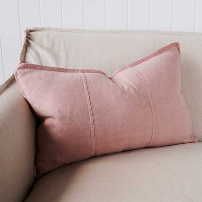 Luca Linen Cushion - Musk - Filled Cushion / 40x60cm (