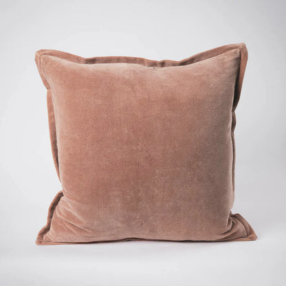 Evelyn Velvet Cushion - Clay - Filled Cushion / 50x50cm