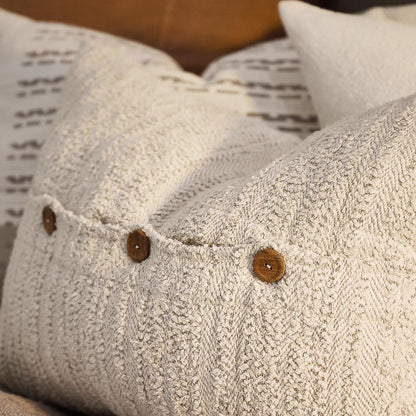 Afero Cushion - Soft Natural - Filled Cushion / 40x60cm