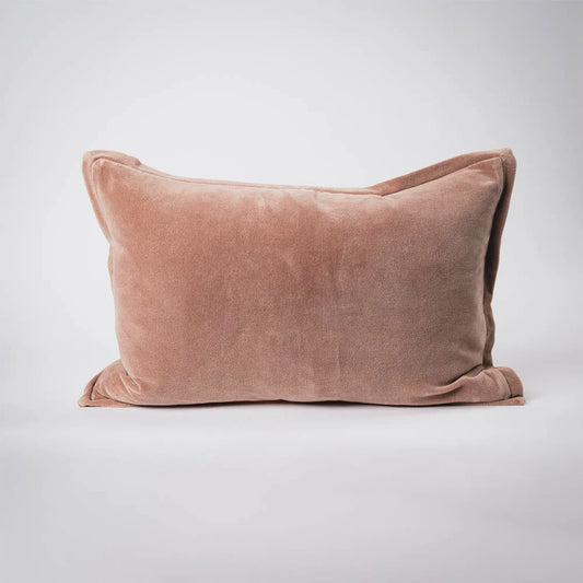 Evelyn Velvet Cushion - Clay - Filled Cushion / 40x60cm