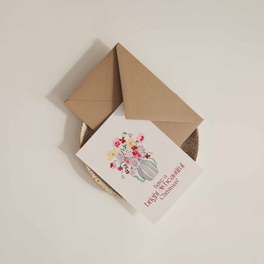 Bright & Beautiful Christmas - Card